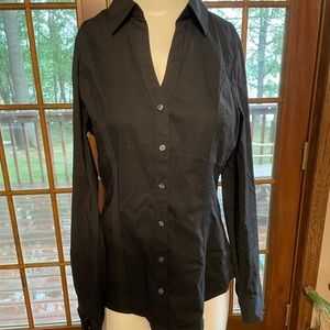 Black button up shirt